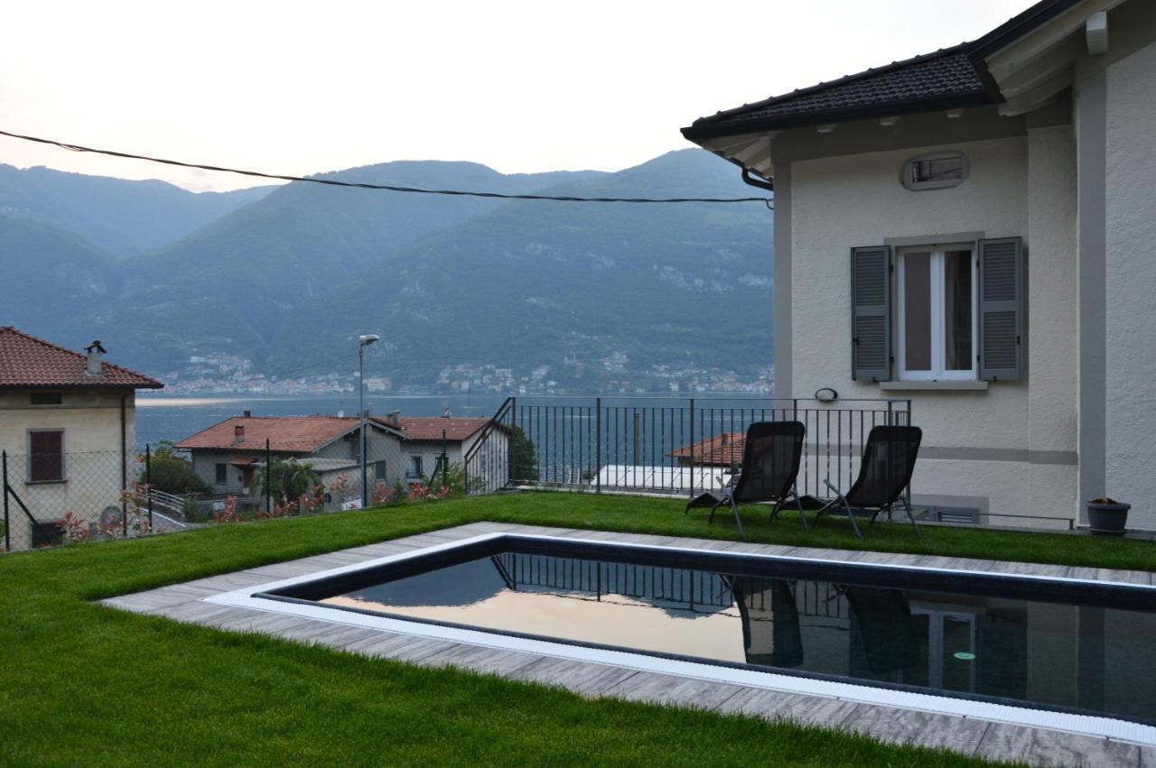 Lescen White Residence - Swimming Pool Lezzeno Exteriör bild