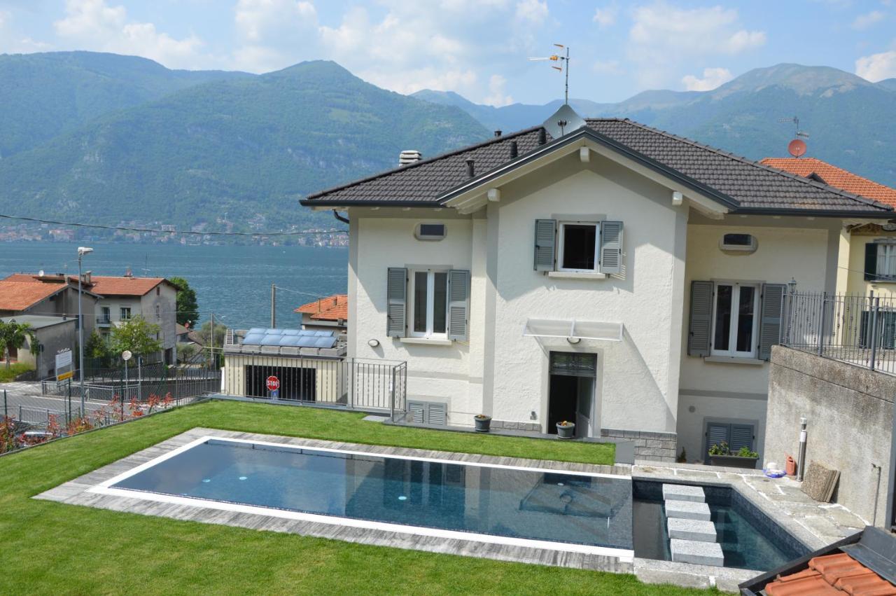 Lescen White Residence - Swimming Pool Lezzeno Exteriör bild